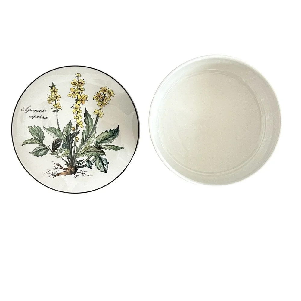 Villeroy & Boch Botanica Trinket Box Agrimonia‎ Eupatoria Agrimony Porcelain